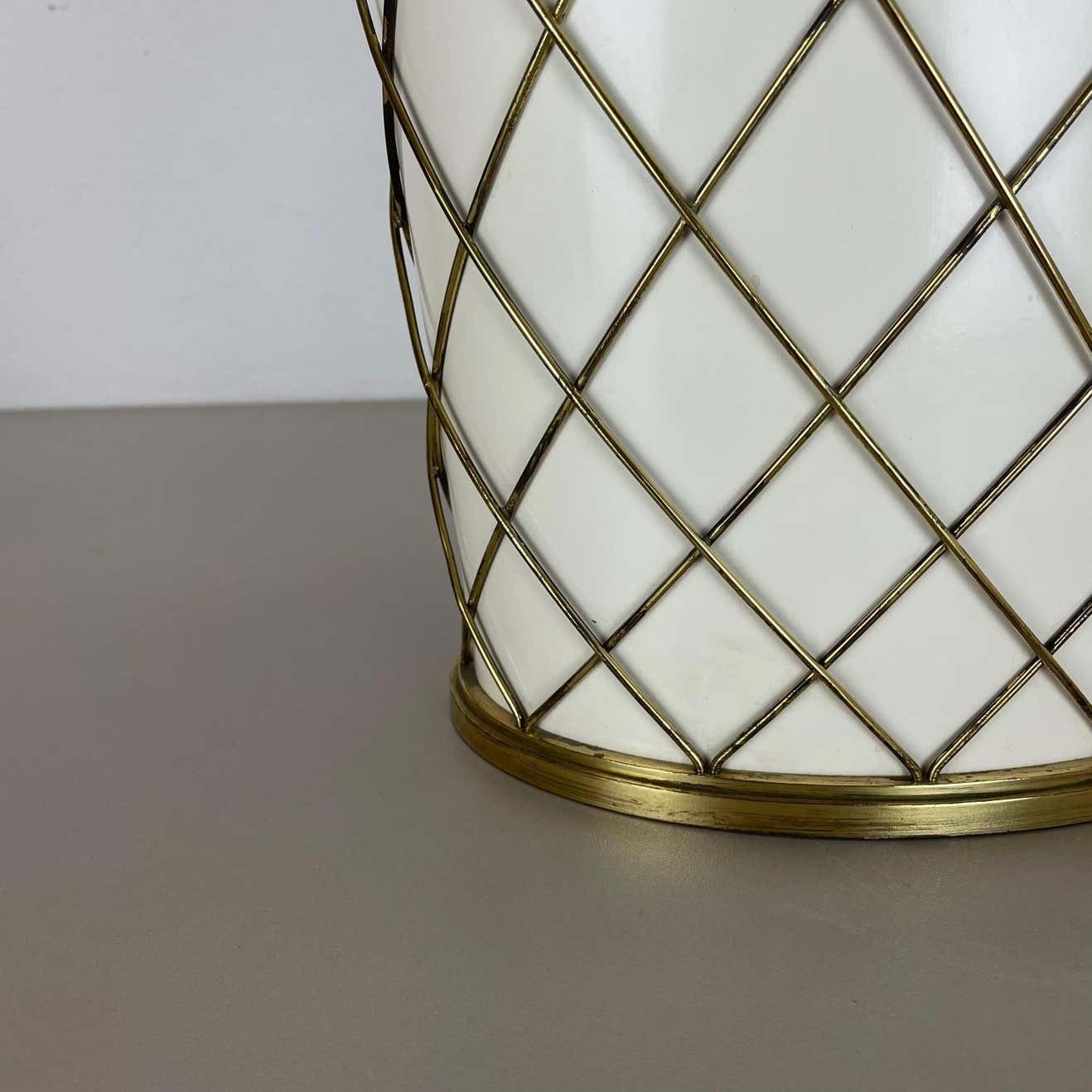 Home Decor Original 1950s Brass Umbrella Stand By Vereinigte Werkstätten München, Germany photo