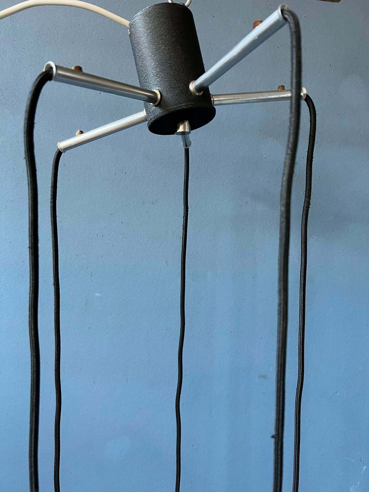 photo for sale Mid Century Space Age Cascade Hanglamp / Vintage Lichtarmatuur
