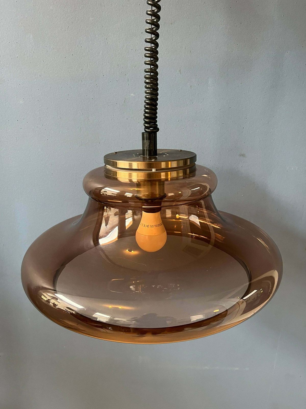 Space Age Hanglamp Van Herda / Vintage Mid Century Plafondlamp photo 273.296