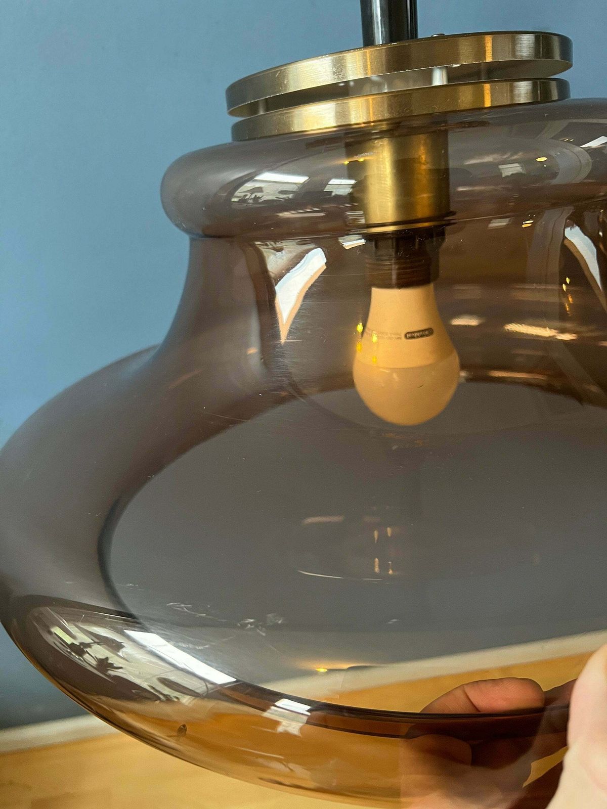 photo for sale Space Age Hanglamp Van Herda / Vintage Mid Century Plafondlamp