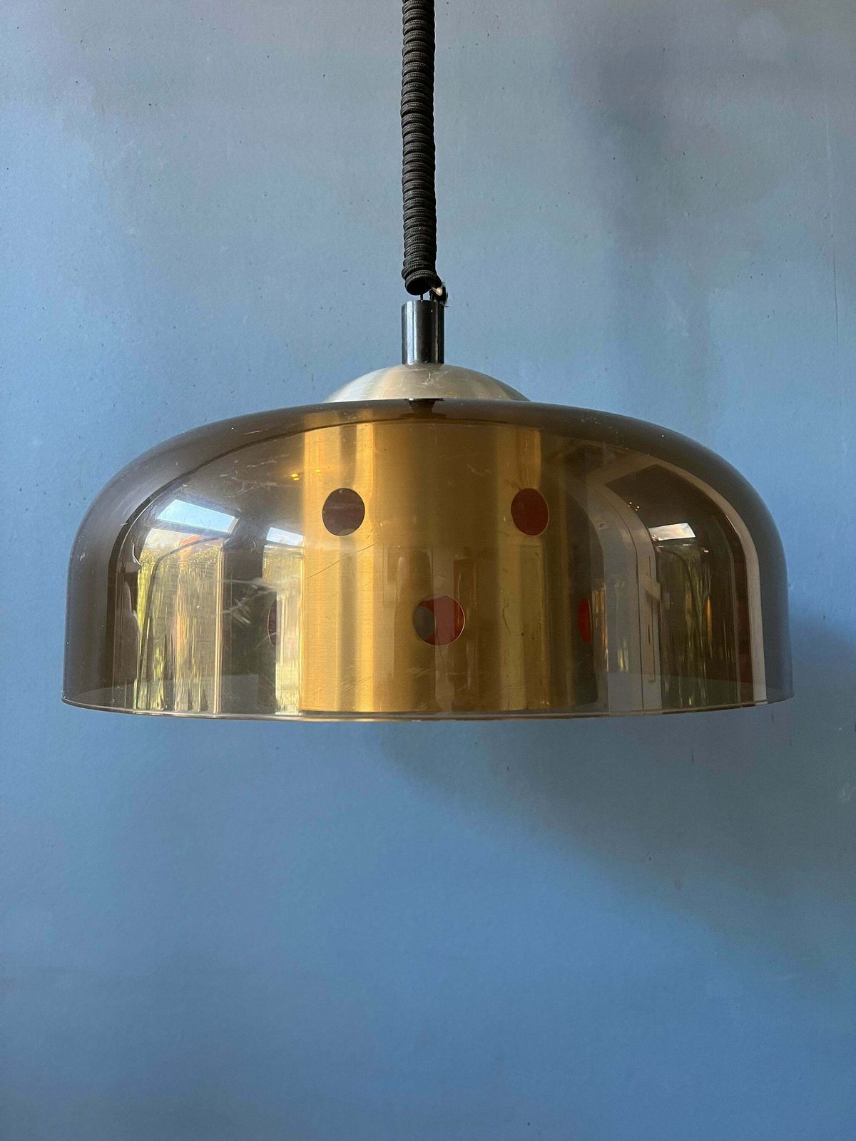 Mid Century Herda Space Age Lamp / Vintage Jaren 70 Hanglamp photo buy