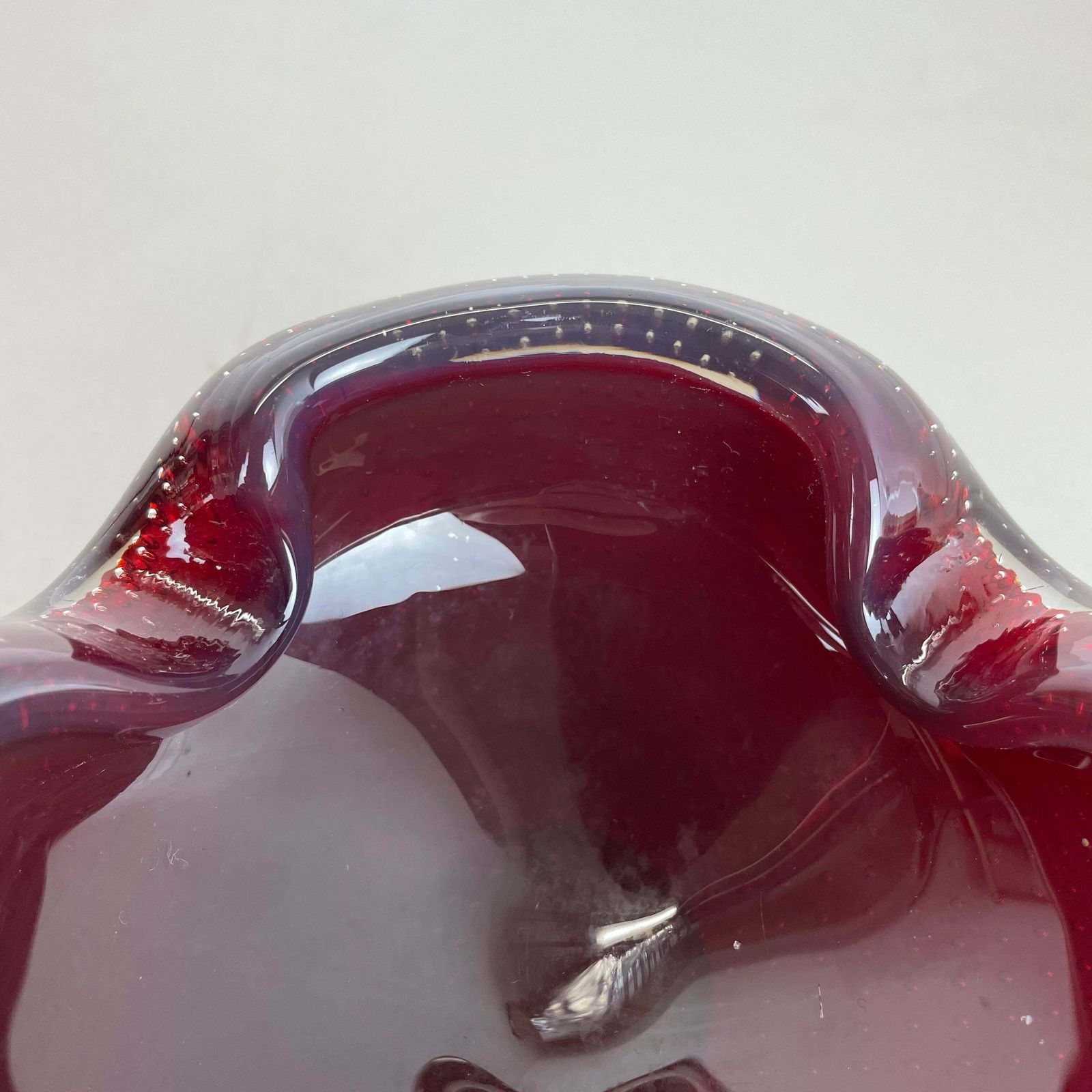 photo furniture Red Bubble Murano Glass Bowl Shells Ashtray Element By Venini Italy 1970s No 2