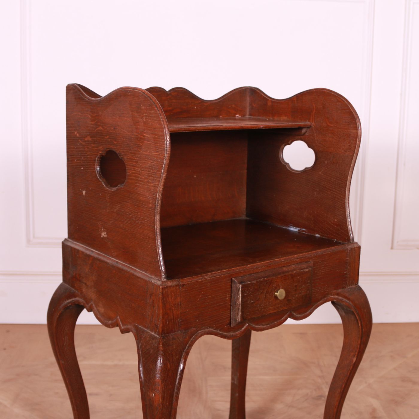 French Oak Bedside Table, 1800s photo furniture