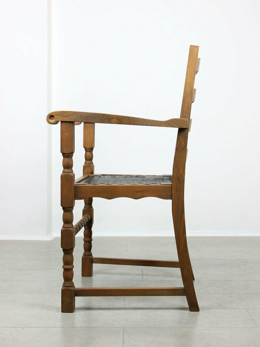 Vintage Medieval Chairs In Oak, Set Of 4 photo buy