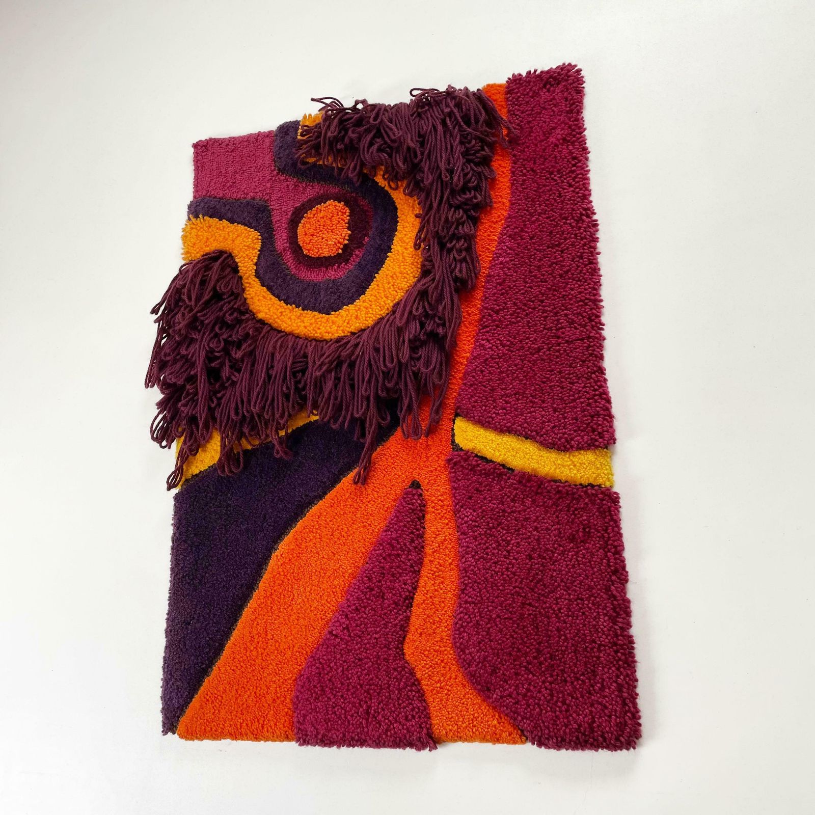 Modernist German Wall Rug By Ewald Kröner For Schloss Hackhausen, Germany, 1970s photo 2275.0