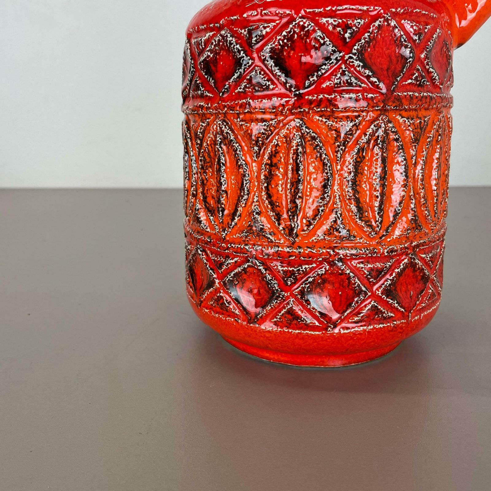 Super Colorful Fat Lava Pottery Vase By Bay Ceramics, Germany, 1970s photo 409.0