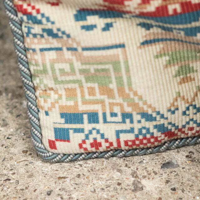 Reclaimed Heavy Tapestry Curtains With Tribal/Aztec Pattern photo Textiles