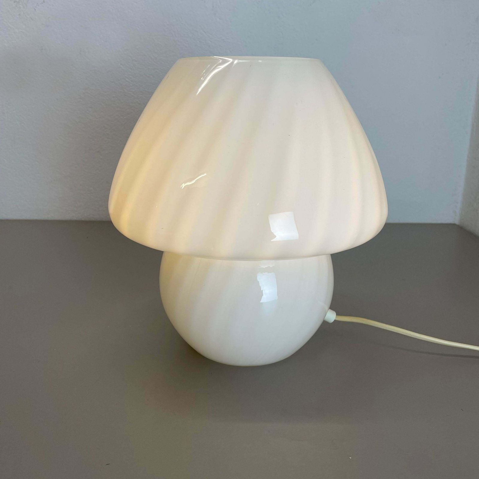 photo buy "Mushroom" Murano Glass Table Desktop Light Made By Vetri Murano, Italy, 1970s