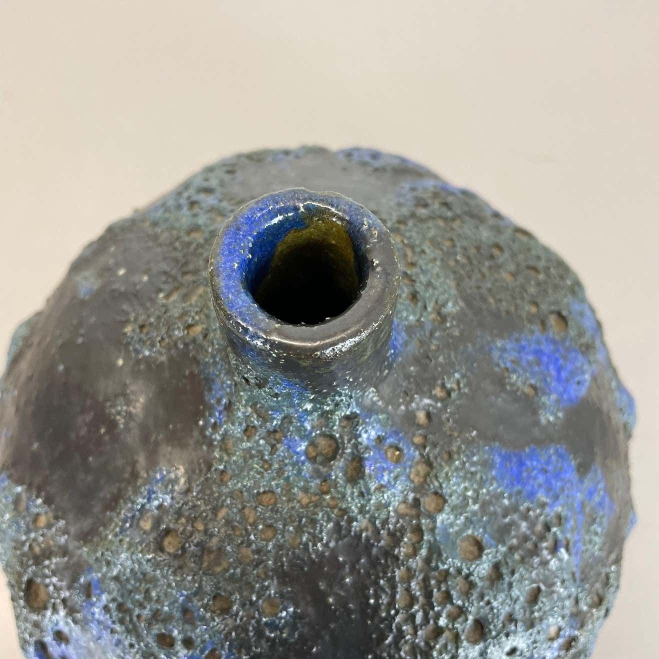Home Decor Abstract Ceramic Studio Pottery Vase By Gerhard Liebenthron, Germany, 1970s photo