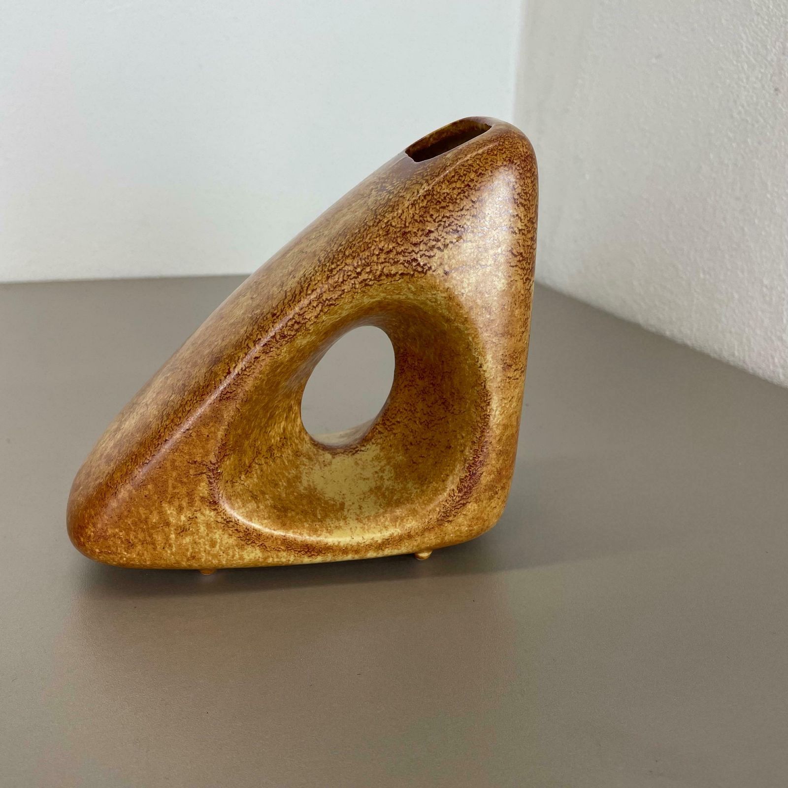 photo buy Set Of 2 Ceramic Studio Pottery Vases By Bertoncello Ceramics Italy 1970s