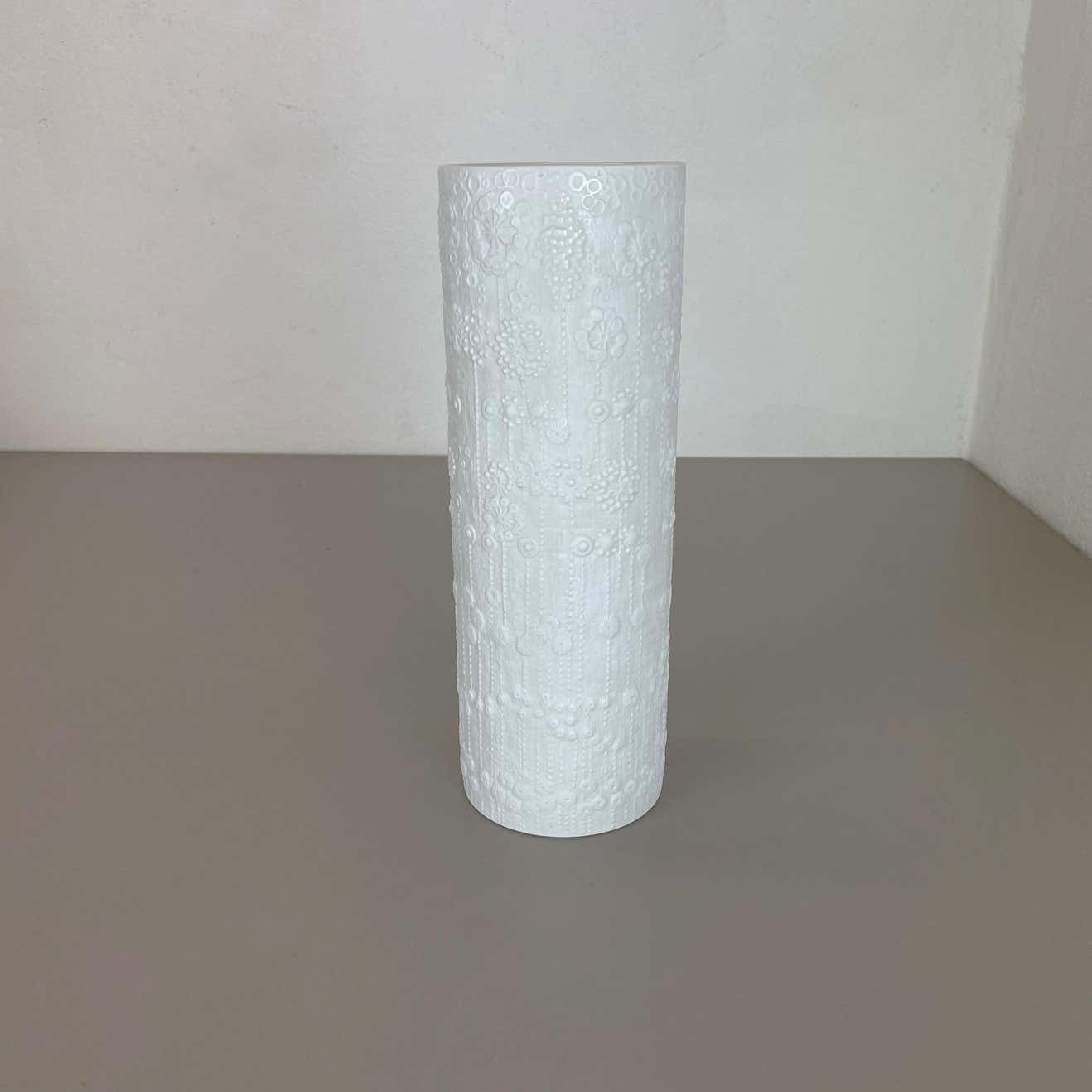Large Op Art Vase Porcelain Vase By Martin Freyer For Rosenthal, Germany photo furniture