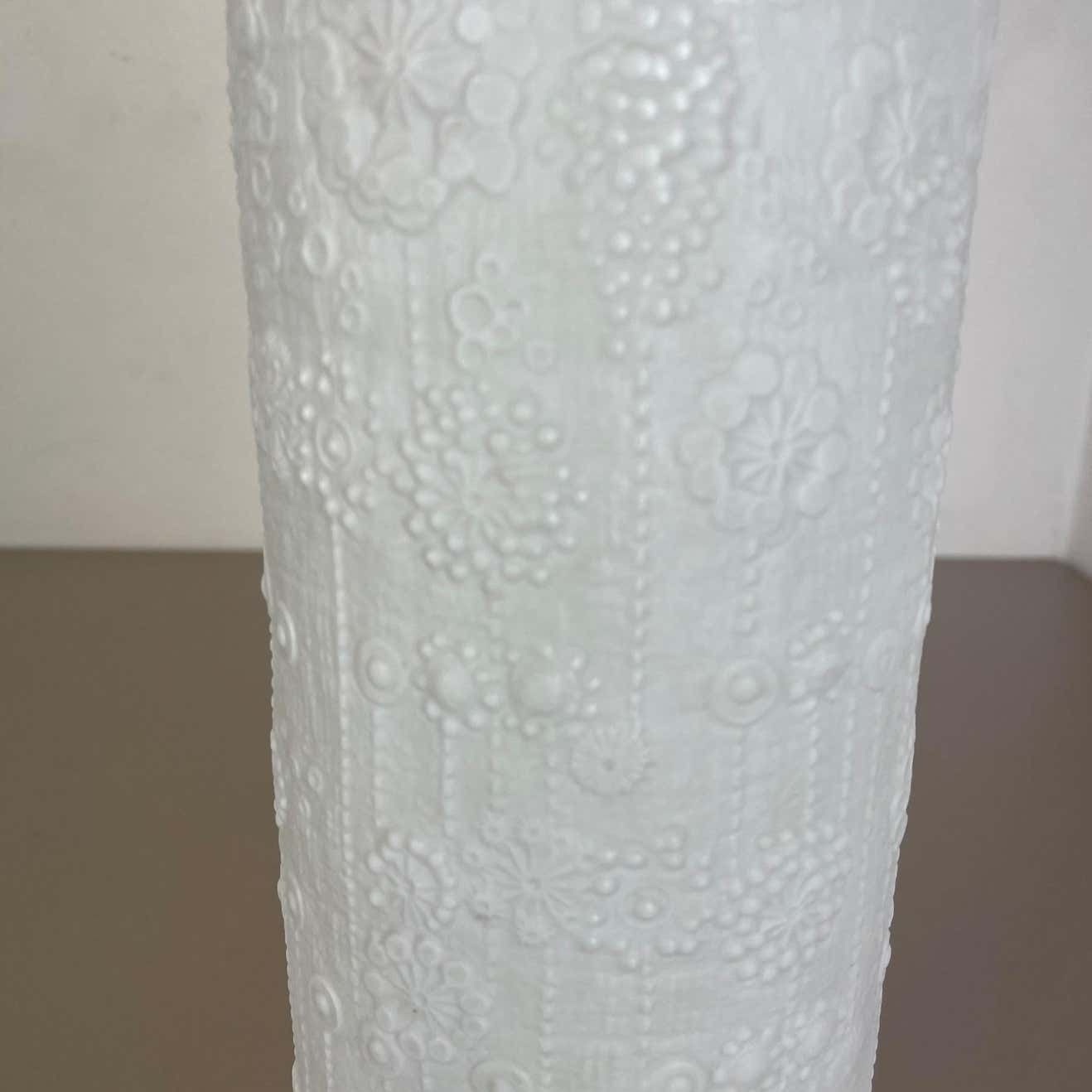 Large Op Art Vase Porcelain Vase By Martin Freyer For Rosenthal, Germany photo buy