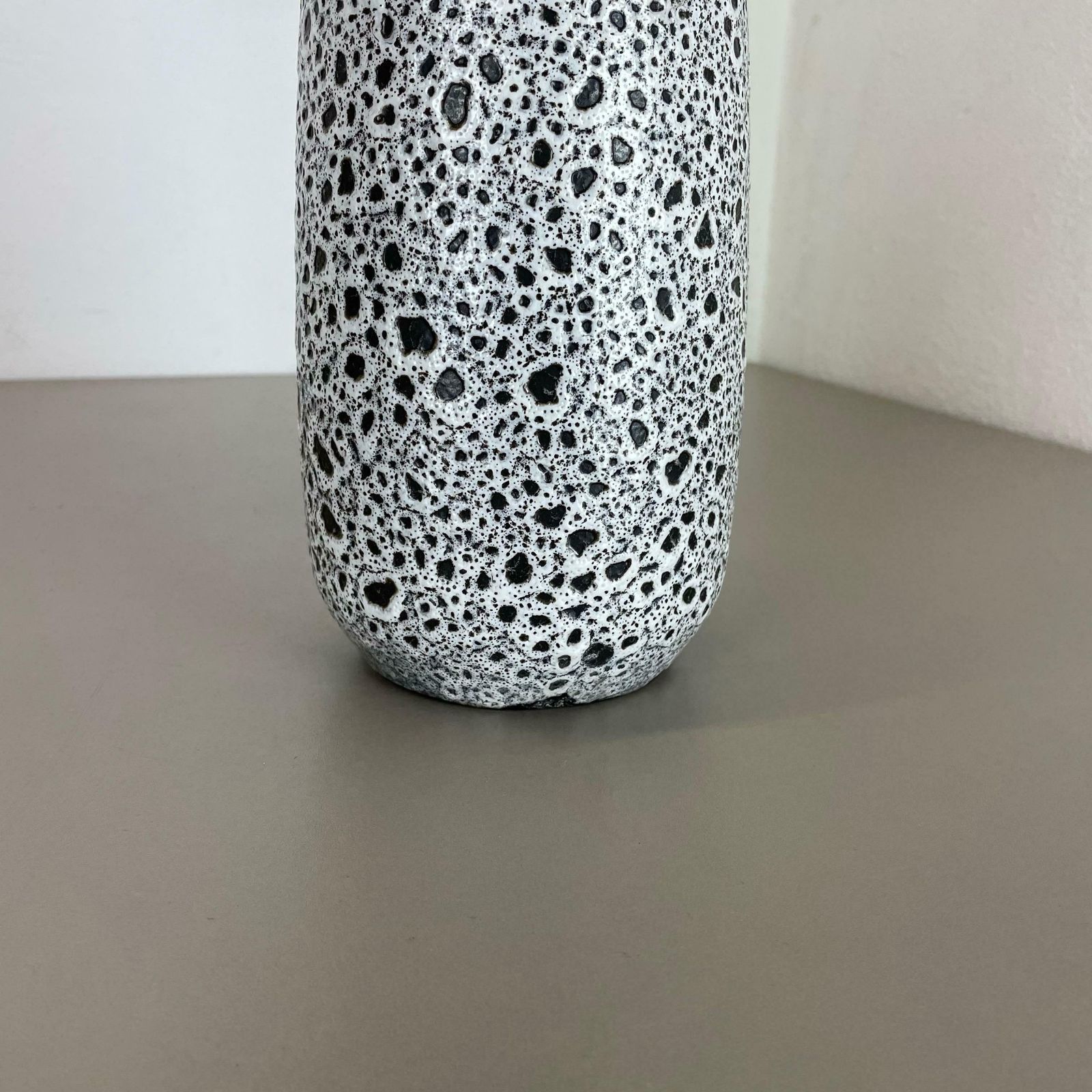 Pottery Super White Colour Fat Lava Multi Colour Vase Scheurich Germany Wgp 1970 photo Home Decor