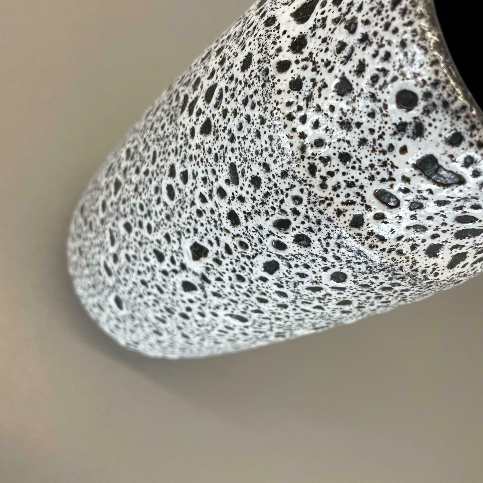 photo for sale Pottery Super White Colour Fat Lava Multi Colour Vase Scheurich Germany Wgp 1970