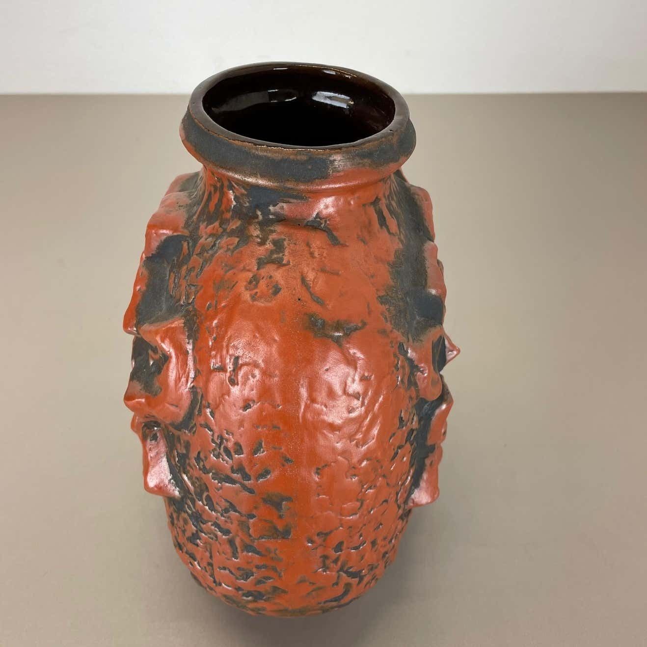 photo for sale Fat Lava Ceramic Pottery Vase Heinz Siery Carstens Tönnieshof, Germany, 1970s