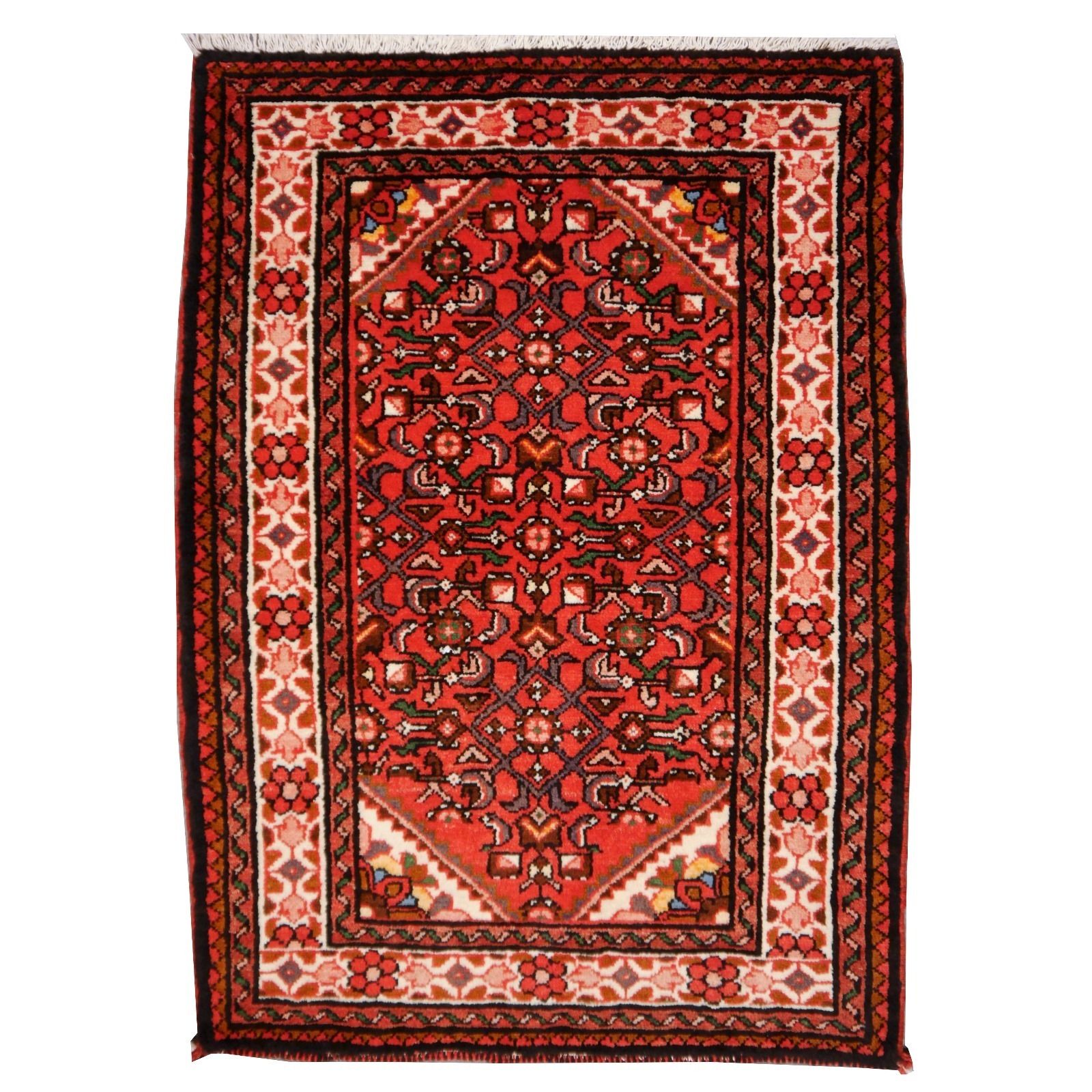 Hosseinabad Rug 4.1 X 3 Ft / 125 X 90 Cm