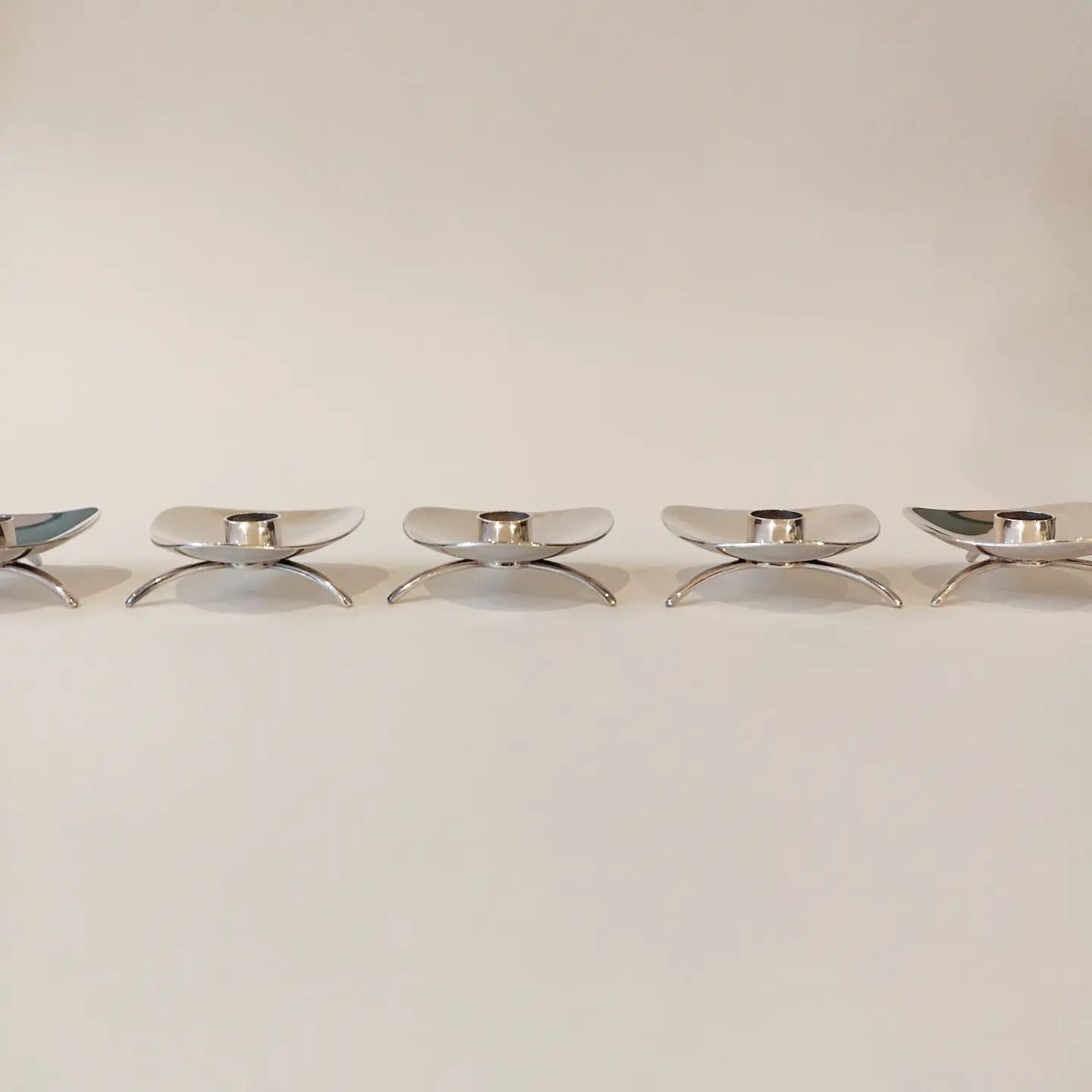 Set Of Five Mid 20th Century Taper / Candle Holders By Cohr Atla photo 325.0