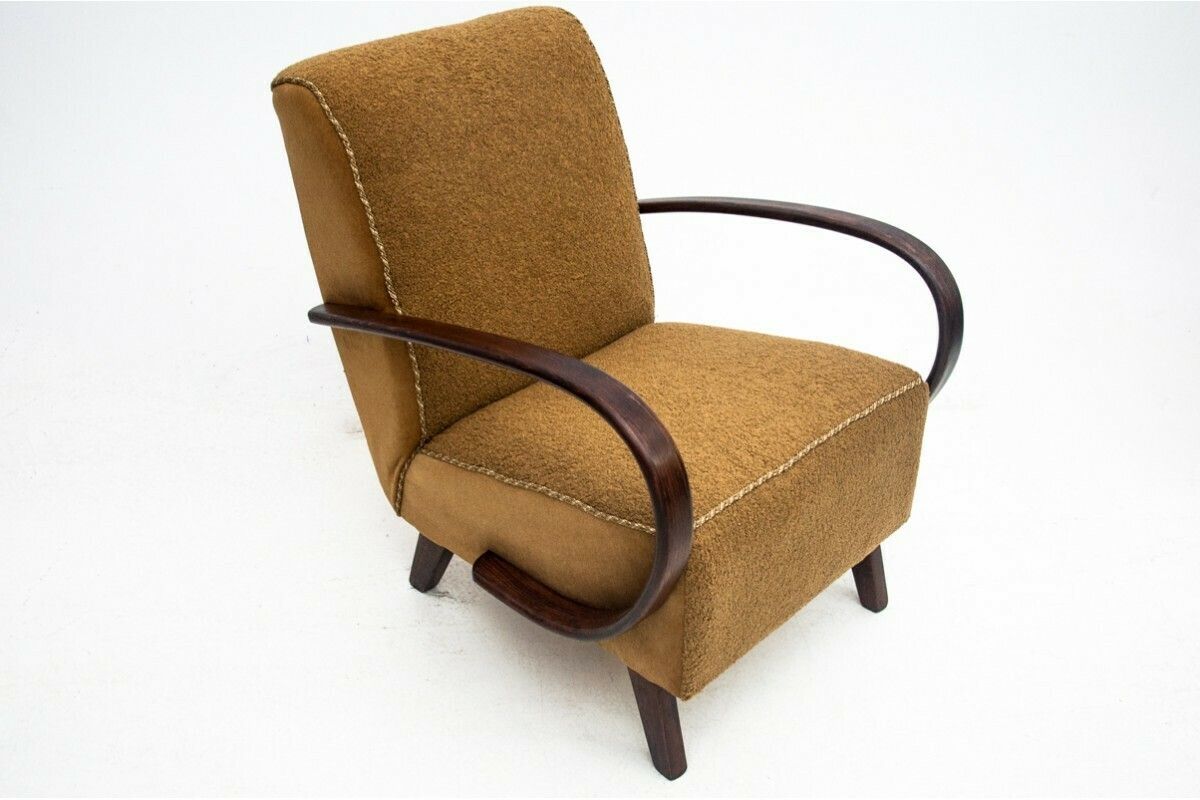 A Pair Of Art Deco Armchairs By J. Halabala From The 1930s Czech Republic photo 2022.0