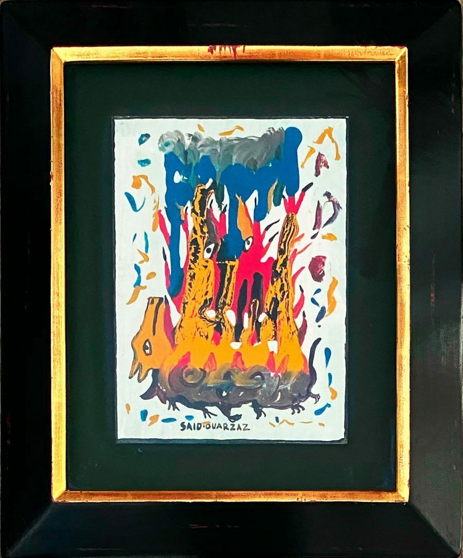 "Mechoui" Acryl Door Saïd Ouarzaz