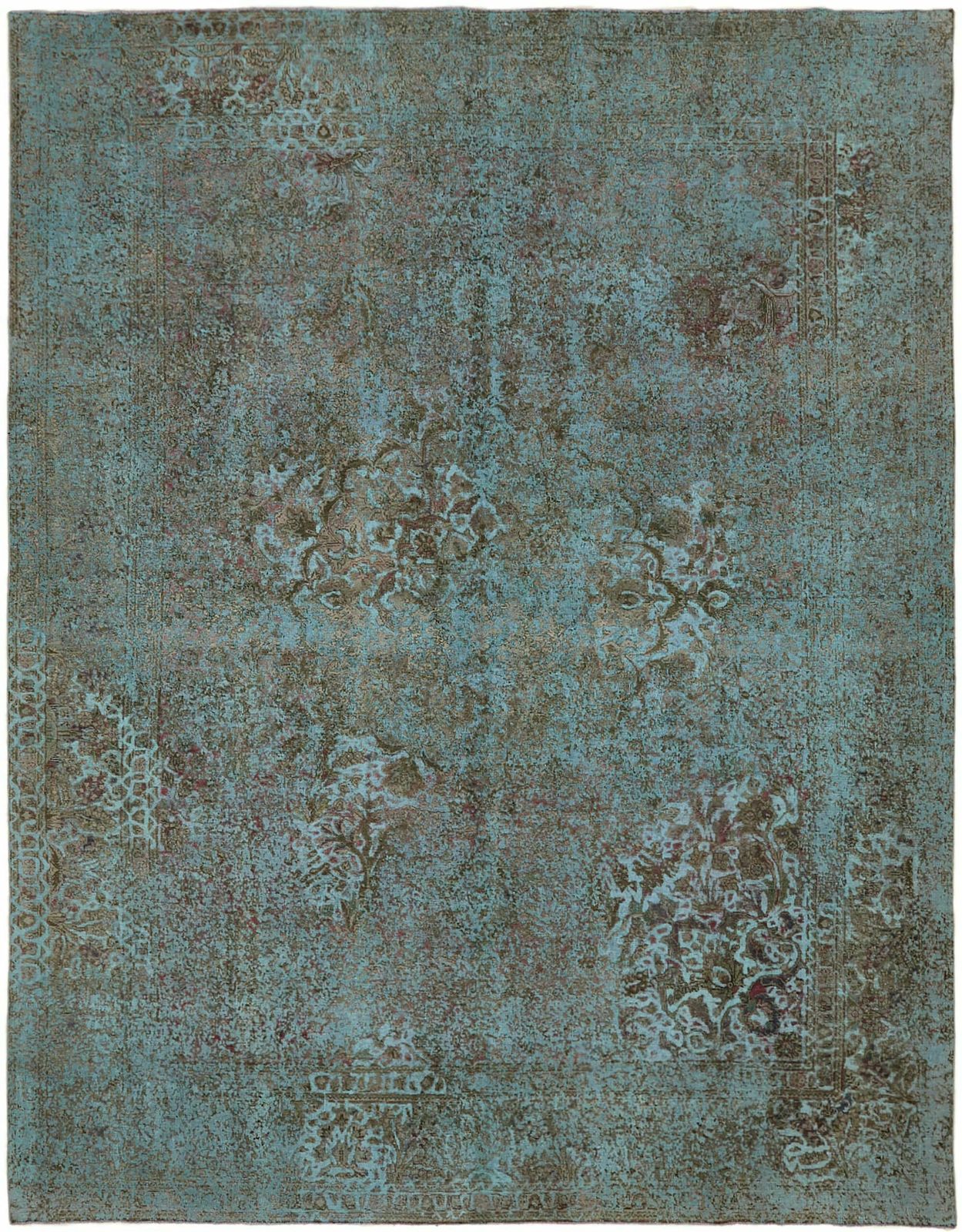 Handmade Blue 380 X 294 Cm Over Dyed Large Area Rug