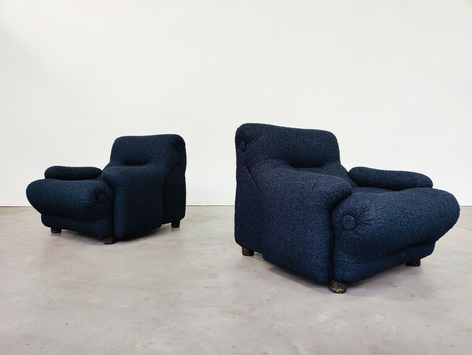 Pair Of "Rezia" Lounge Chairs By Emilio Guarnacci & Felix Padovano For 1p