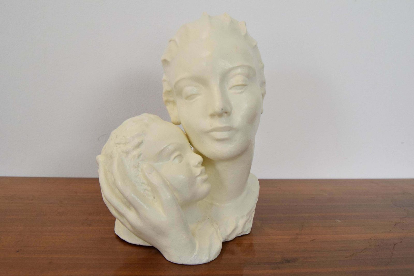 photo for sale Art Deco Ceramic Bust,In 1938, 1930s