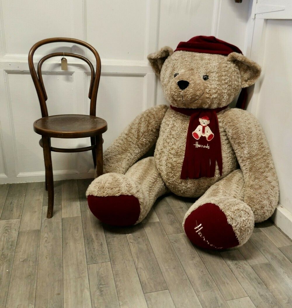 5ft Tall Giant Harrods Shop Display Teddy Bear