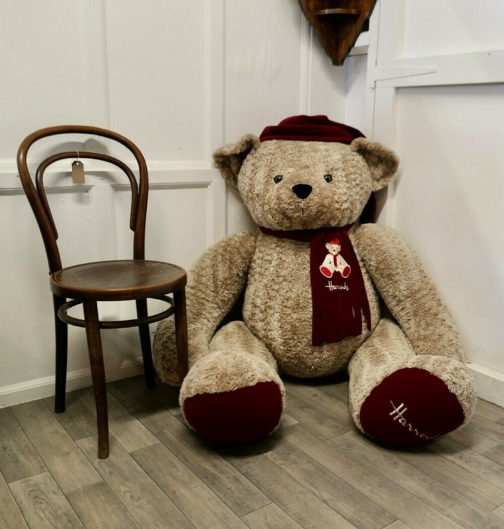 5ft Tall Giant Harrods Shop Display Teddy Bear photo buy