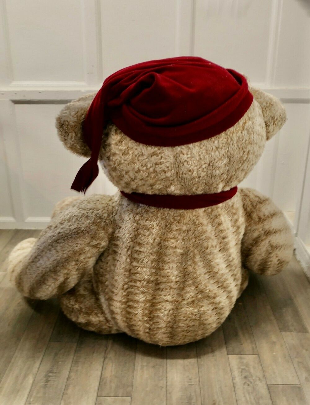 5ft Tall Giant Harrods Shop Display Teddy Bear photo vintage