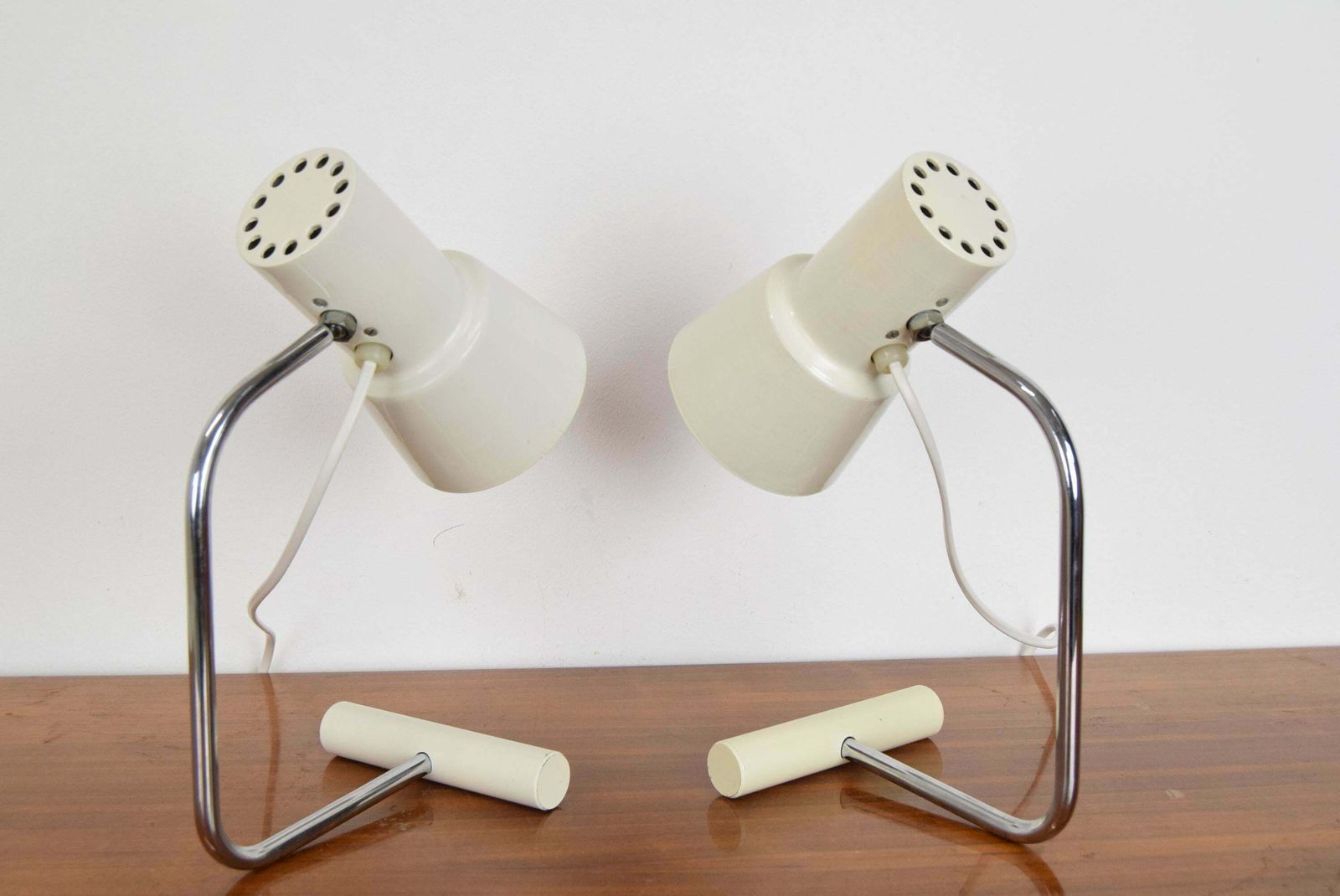 Pair Of Mid Century Table Lamps By Josef Hurka For Napako,1970's. photo Lighting