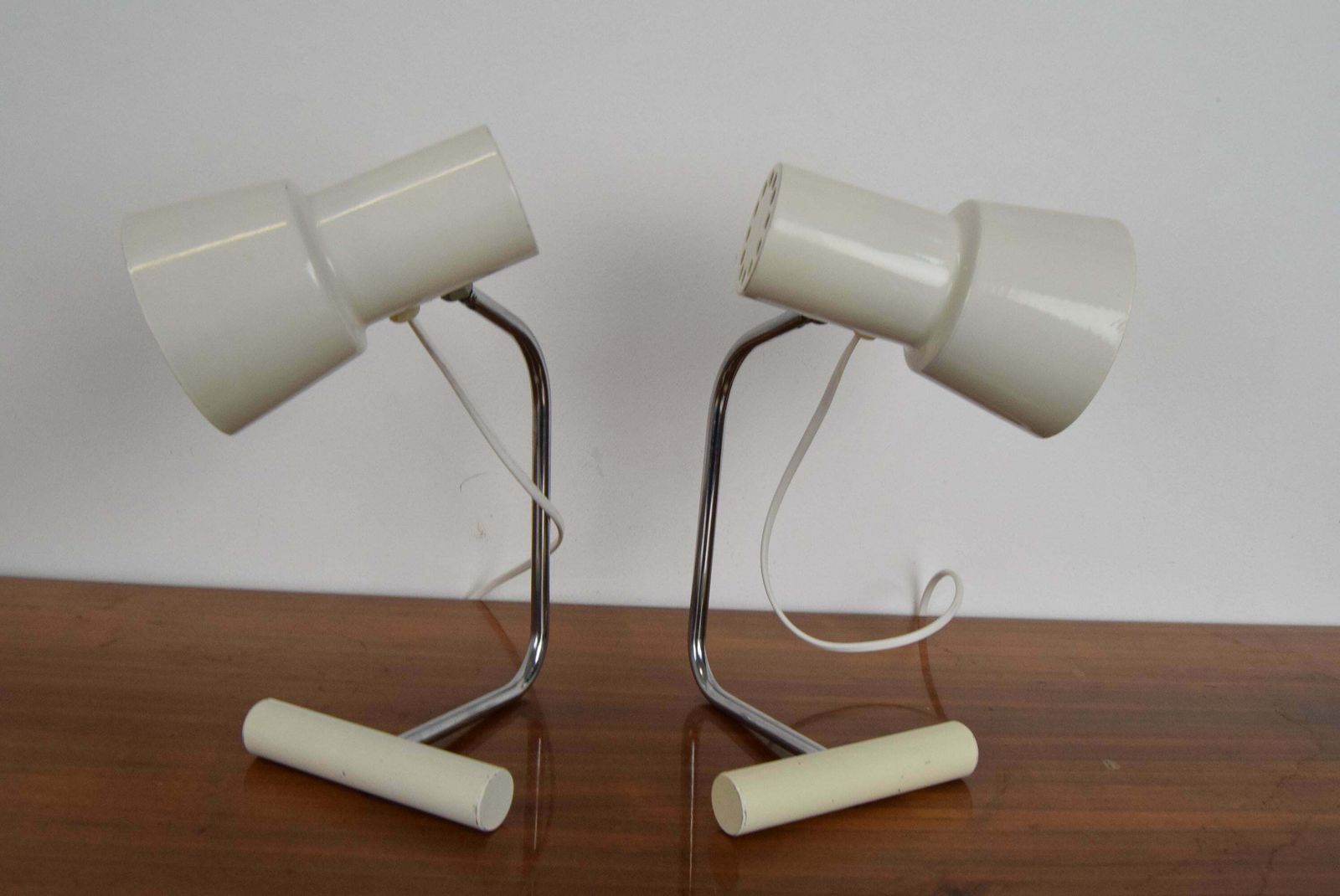 Pair Of Mid Century Table Lamps By Josef Hurka For Napako,1970's. photo buy