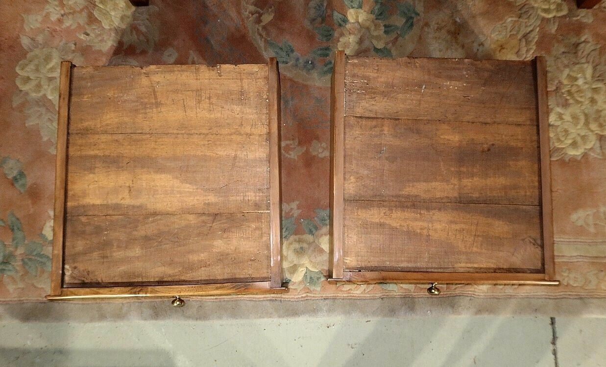 photo vintage Living Room Coffee Table In Solid Cherry, 19th Century
