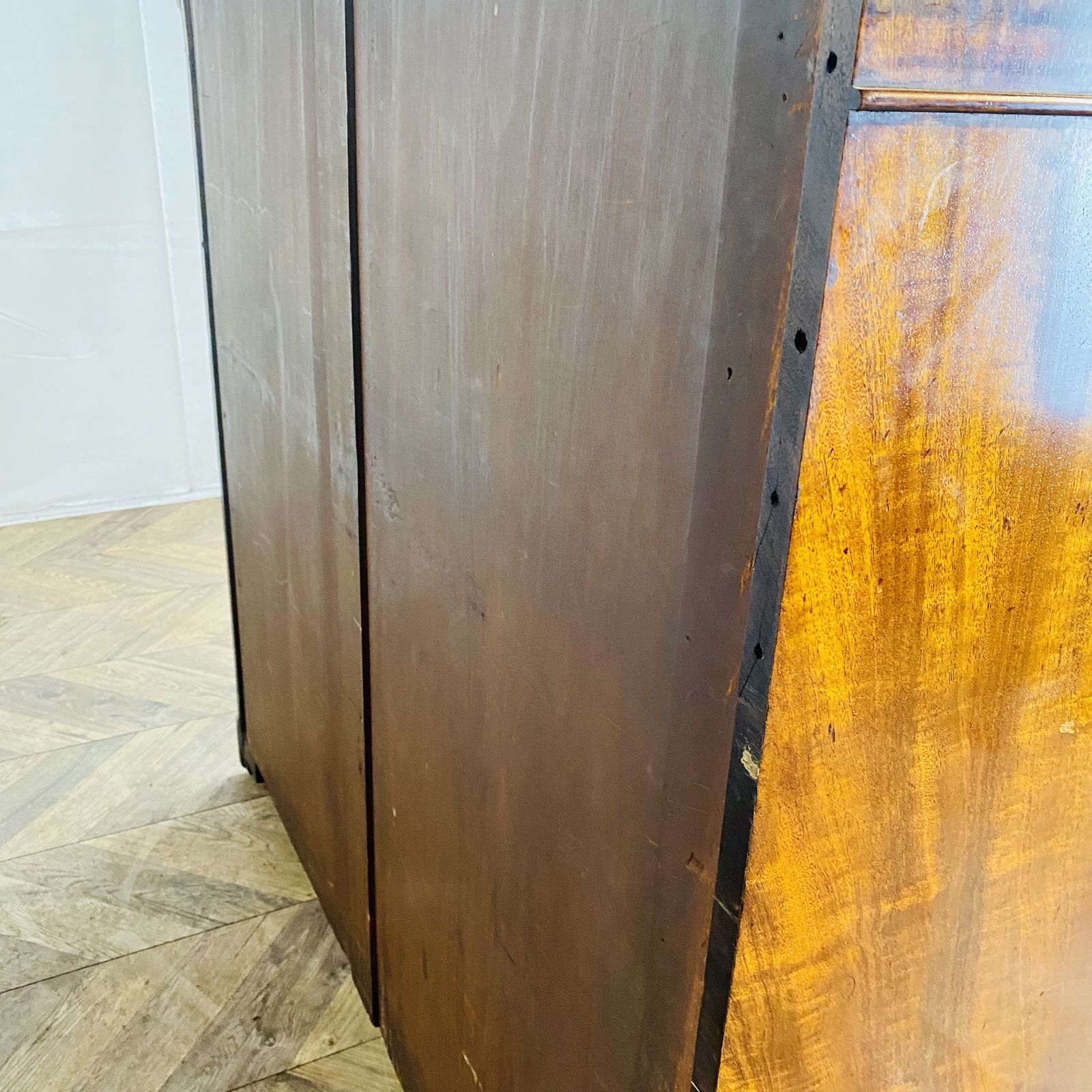 photo buy Antique English Mahogany Chiffonier With Upstand, 19th Century