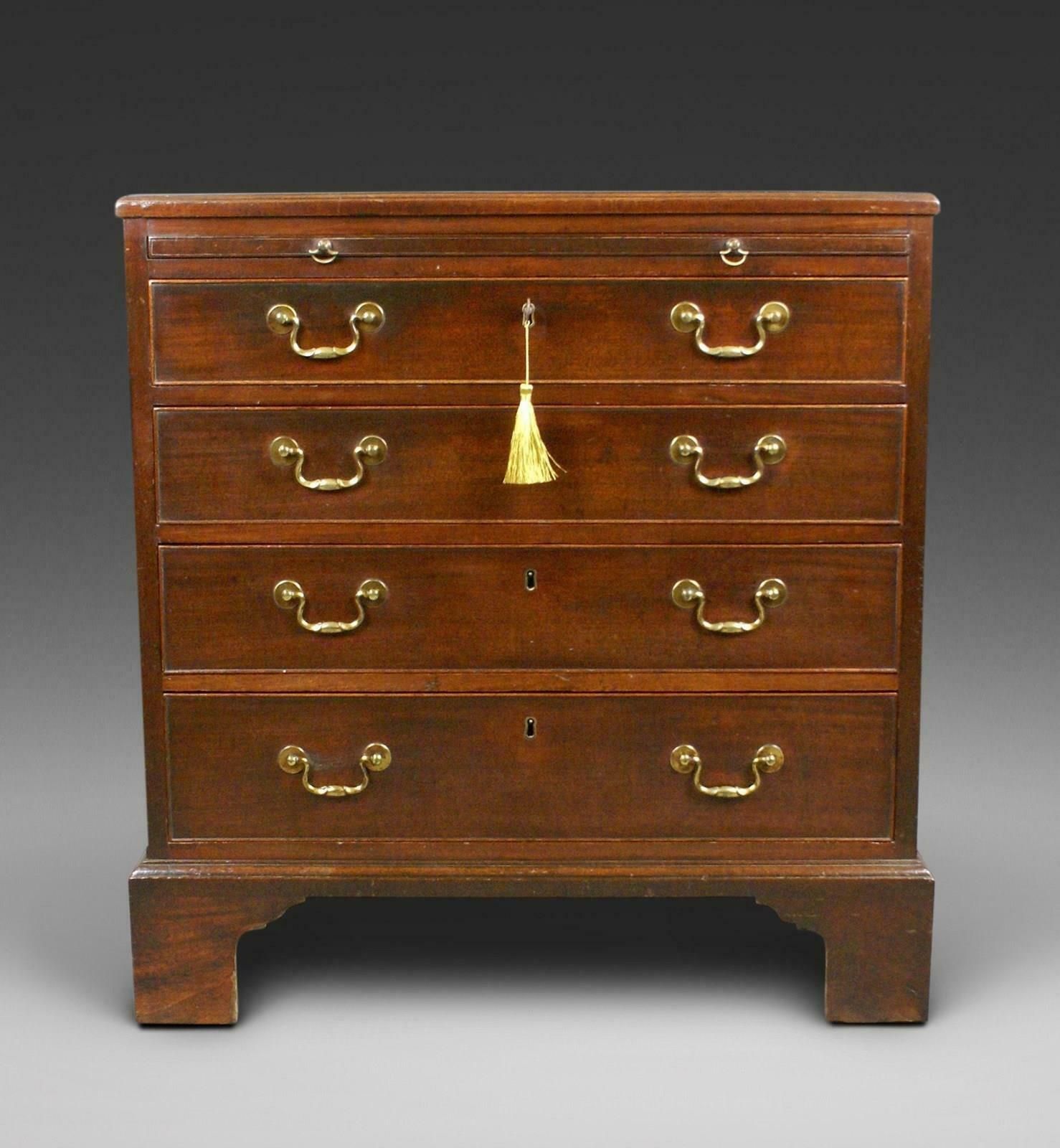 A Very Original George III Mahogany Chest Of Drawers