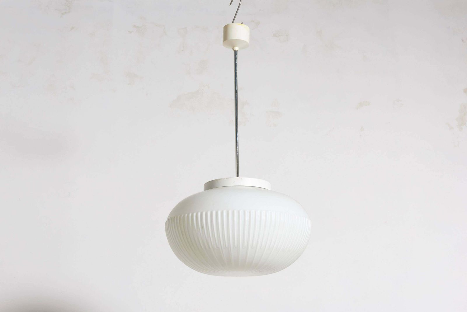 Fog And Mørup White Opal Glass Pendant Denmark photo furniture