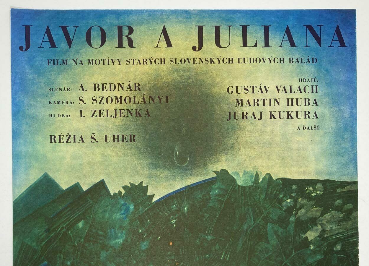 Movie Poster, Maple And Juliana, Albín Brunovský, 1973 photo furniture