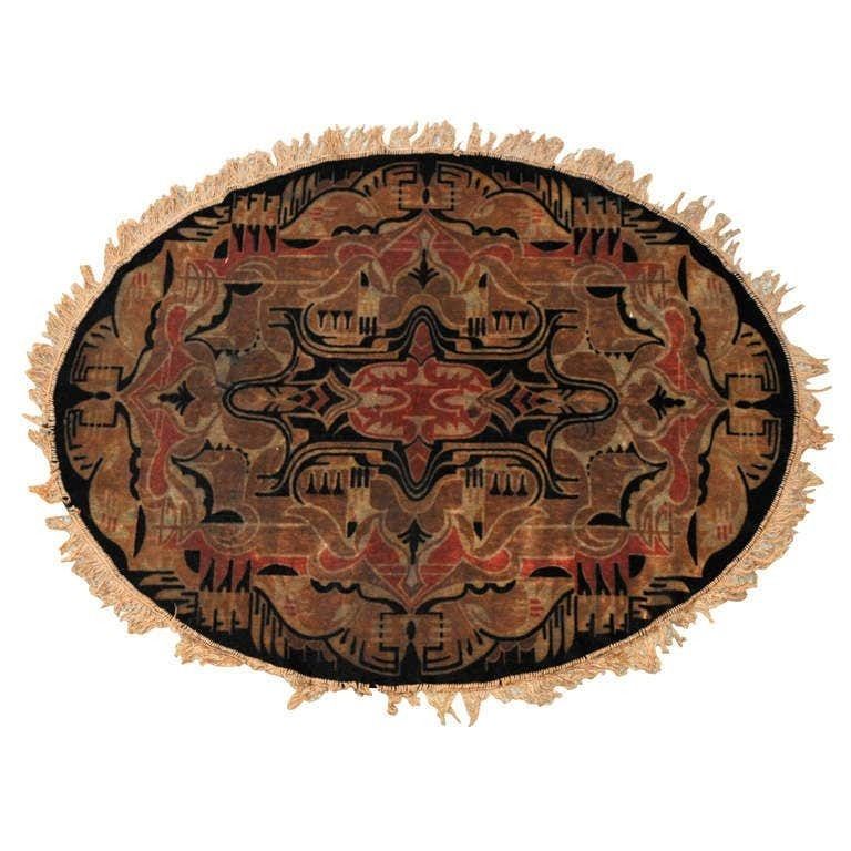 Dutch Art Nouveau Velvet, 1900s