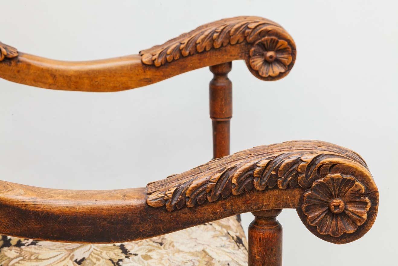 Antique High Back Parlour Chair, France photo vinterior