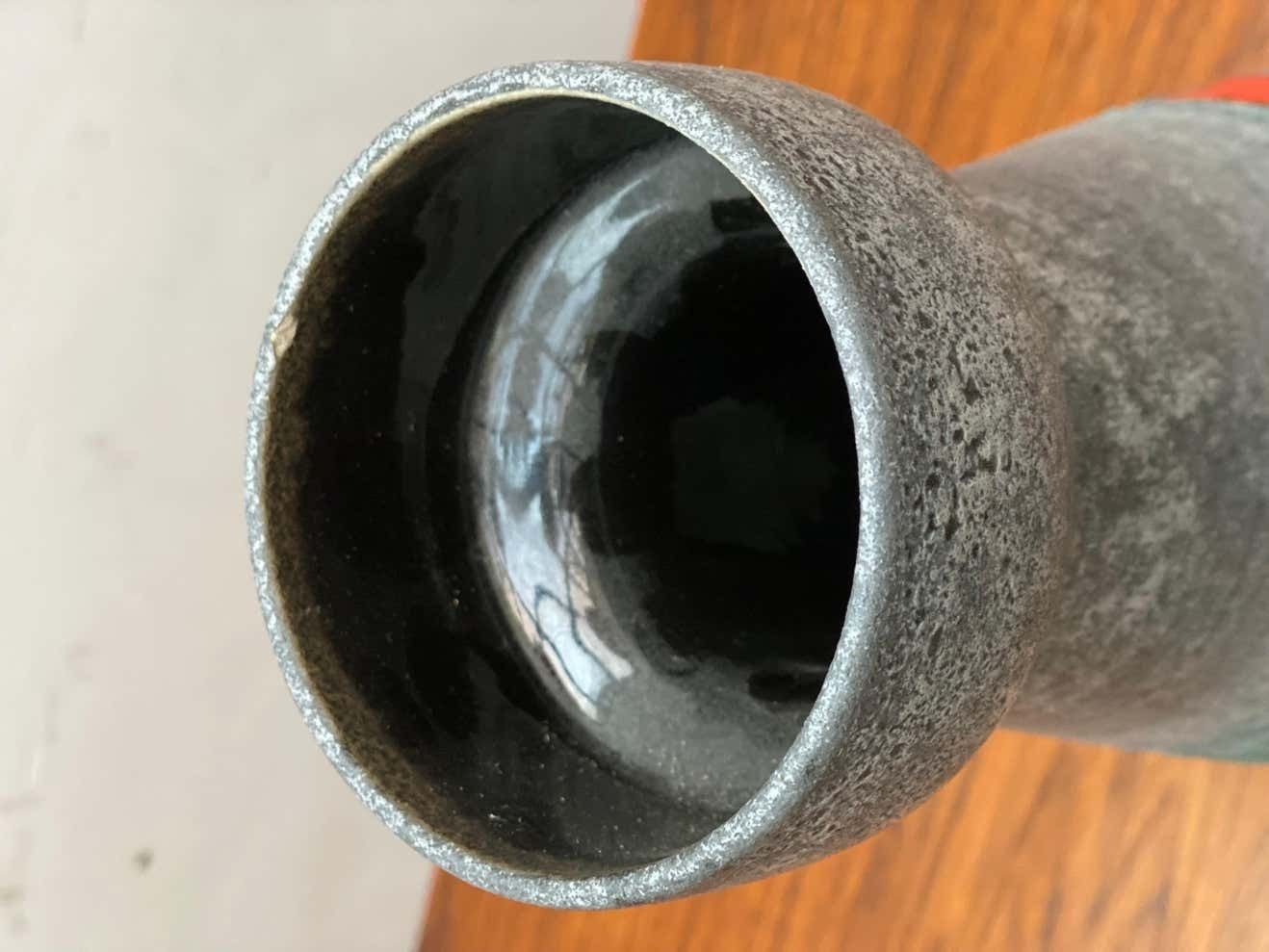 Op Art Vase Made By Bay Ceramics, Germany, 1960s photo vinterior