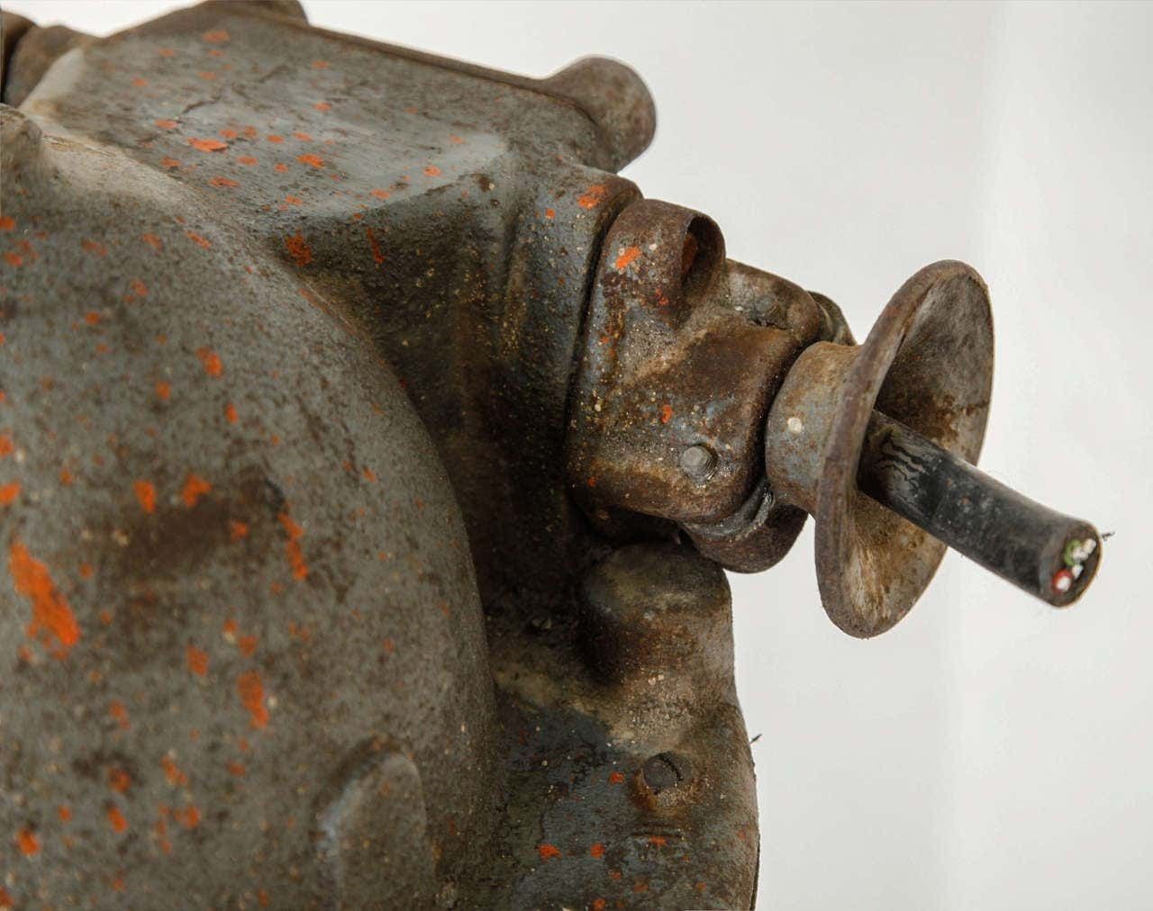 Industrial Factory Lamp Shade And Cast Iron Insert Clear Glass photo 562.96