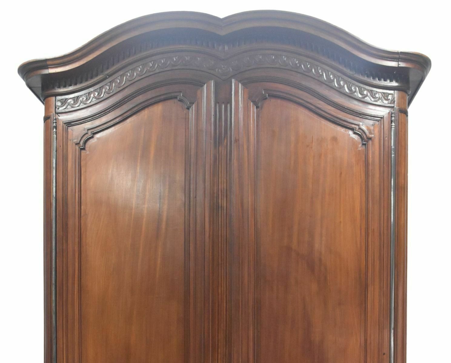 Bordelaise Castle Wardrobe In Solid Mahogany, 18th Century photo furniture