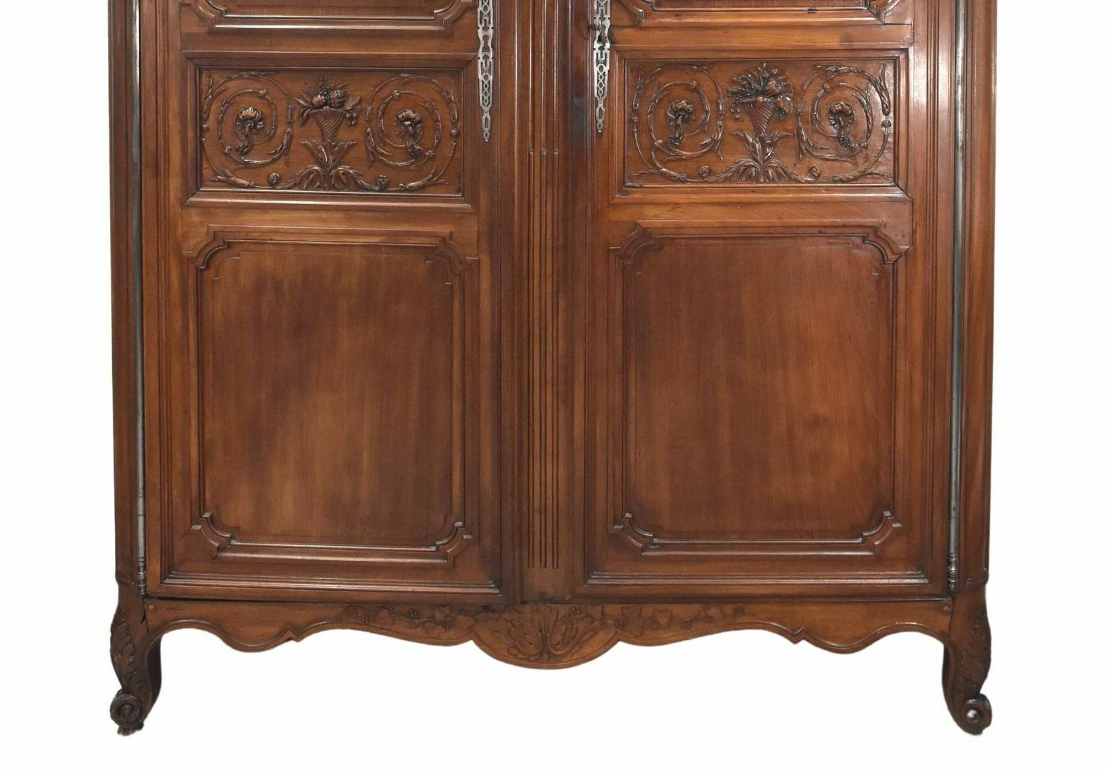 Bordelaise Castle Wardrobe In Solid Mahogany, 18th Century photo Furniture