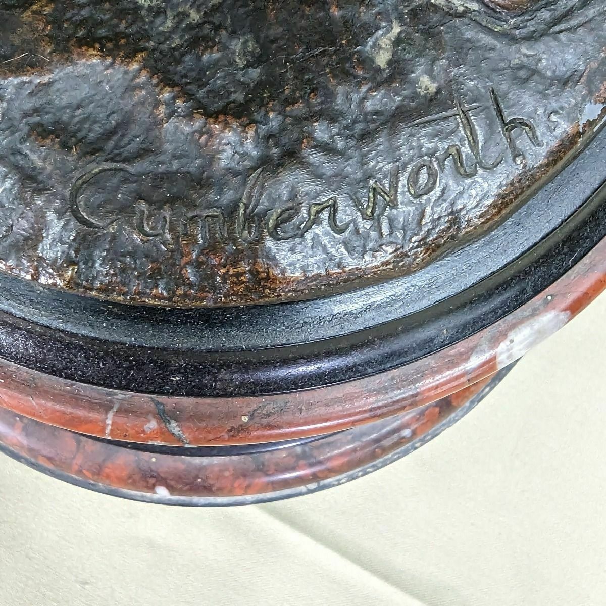 19th Century Bronze Trim Paul And Virginia By Charles Cumberworth "The Passage Of The Torrent" photo buy