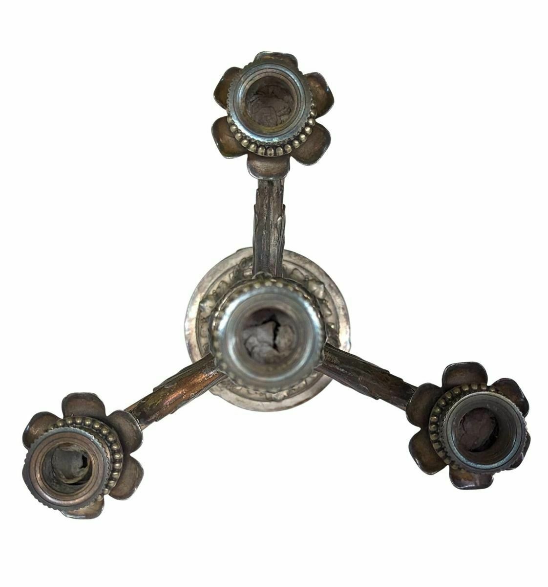 Pair Of Art Nouveau Candlesticks By Gallia photo for sale