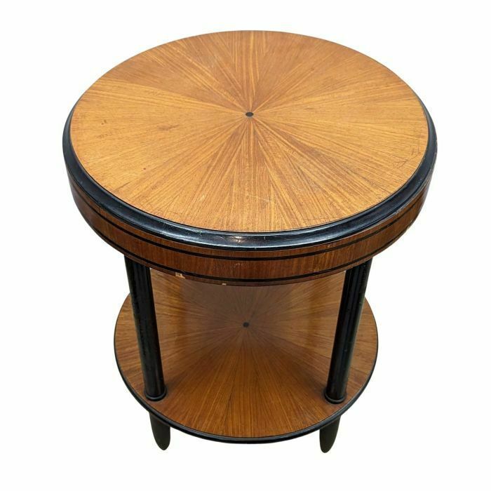 Pedestal Table From The 1930s In Art Deco Style photo furniture