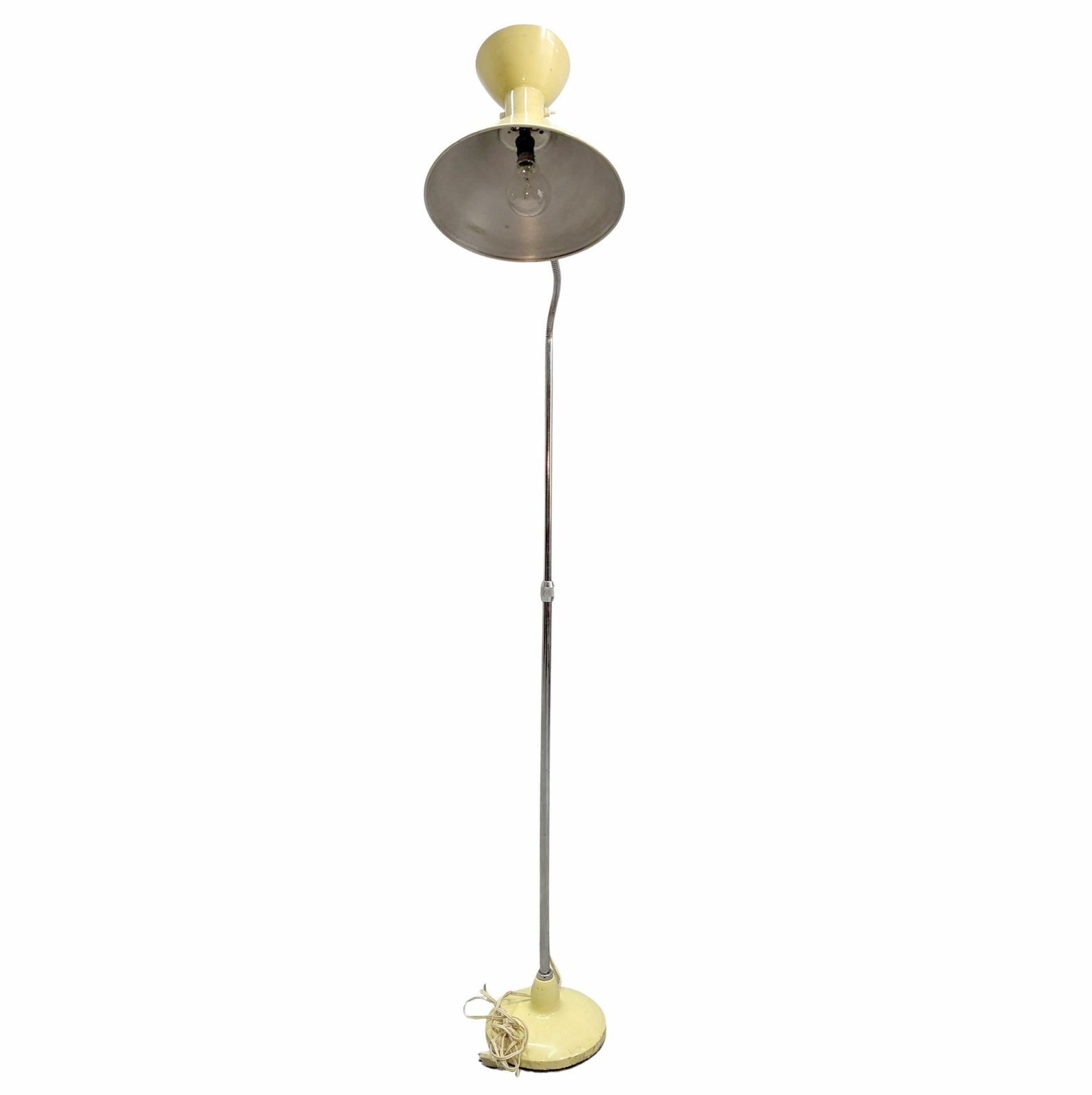 Diabolo Floor Lamp In Lacquered Sheet Metal 1960