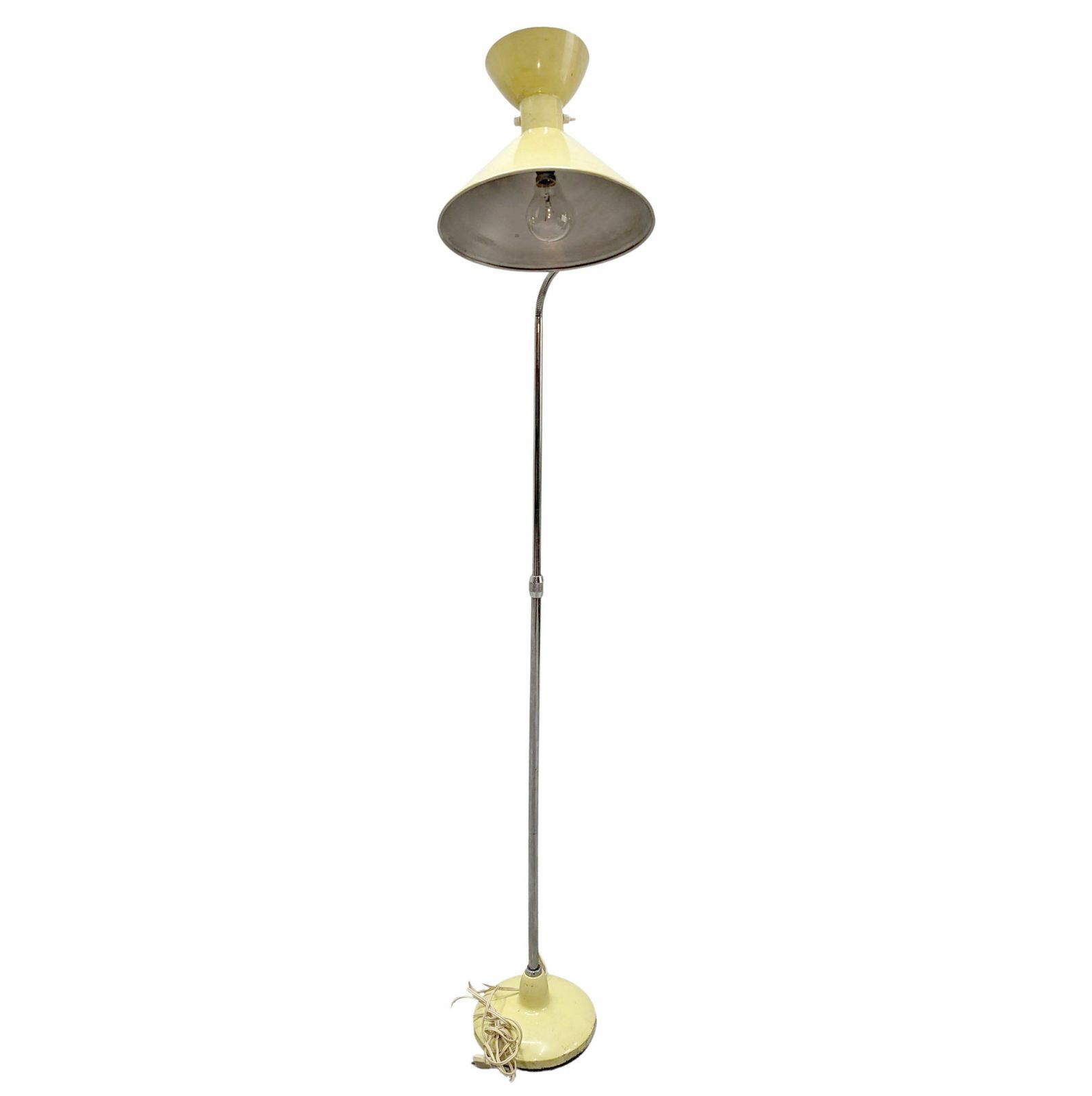 Diabolo Floor Lamp In Lacquered Sheet Metal 1960 photo for sale
