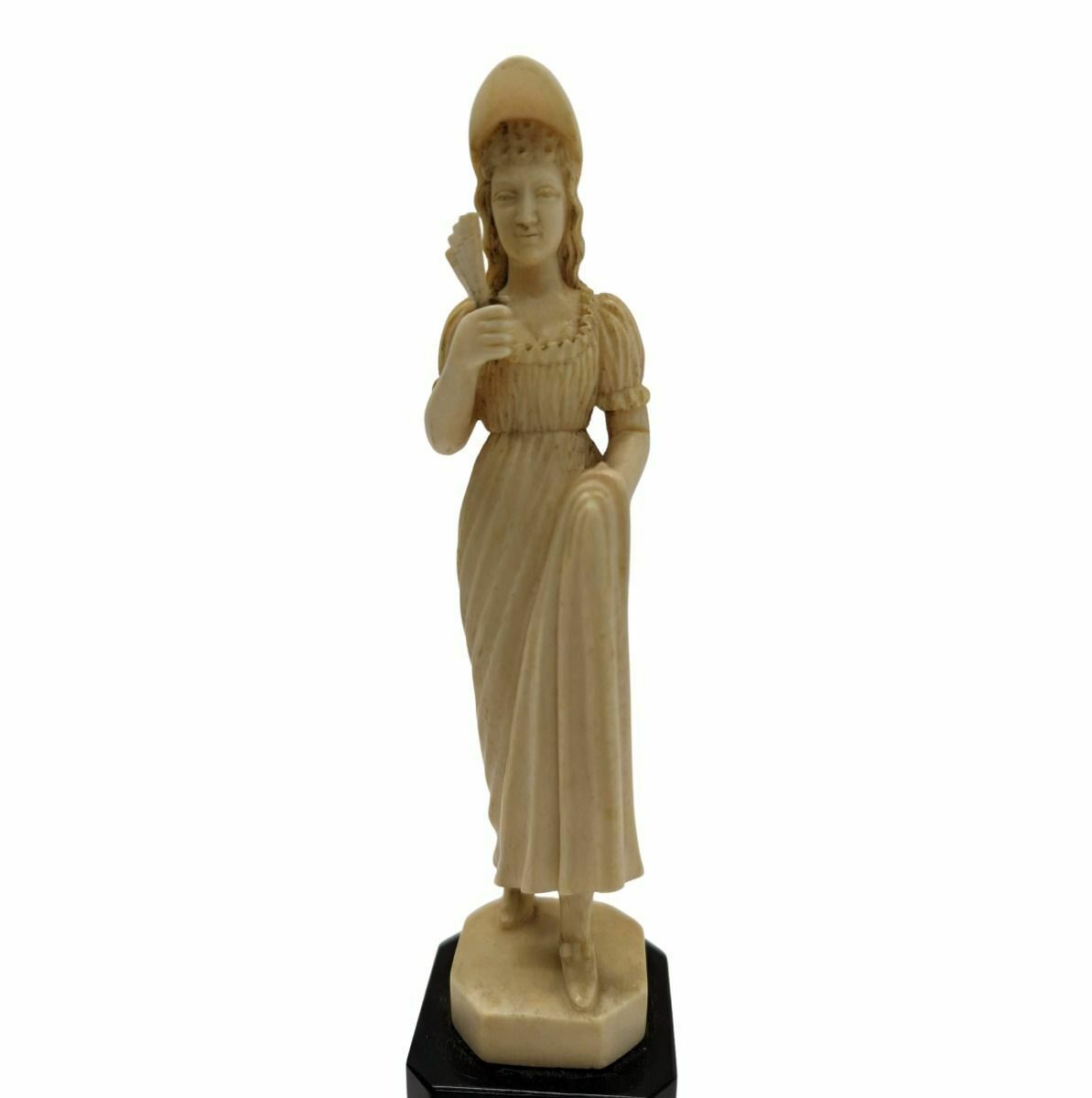 Statuette Of Josephine Carved In Ivory From Dieppe, 19th Century photo Home Decor