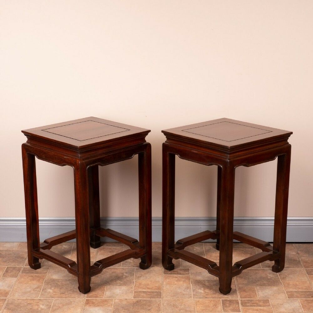 Elegant Pair Of Chinese Table Stands photo furniture