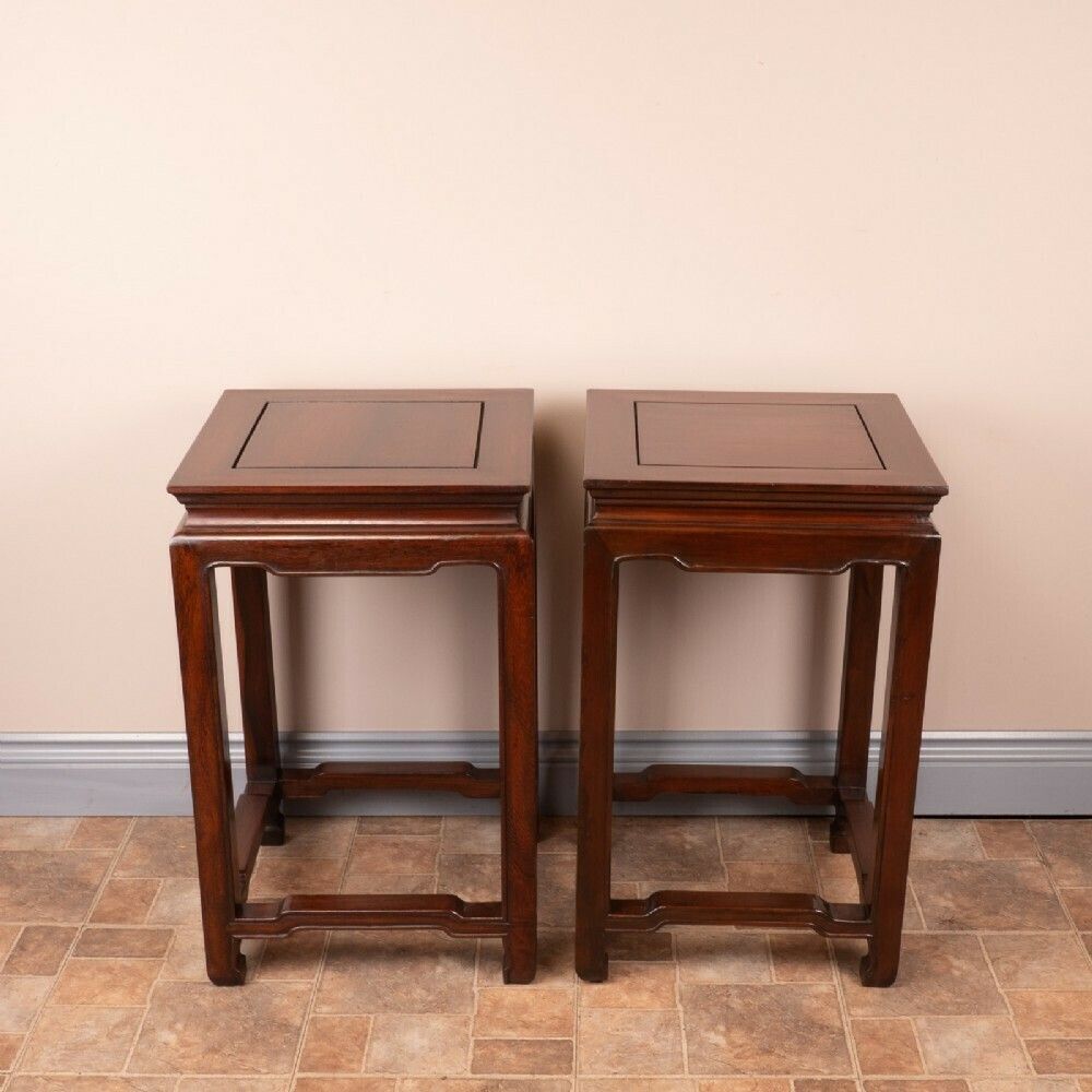 Elegant Pair Of Chinese Table Stands photo Home Decor